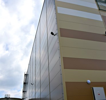 Detail opláštění sendvičovými panely