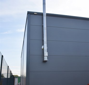 Opláštění sendvičovými panely 120 mm