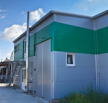 Adminitrativní část haly Kelníky (Zlín)