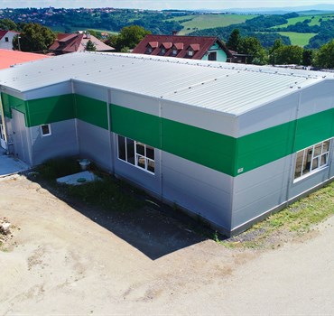 Montovaná zateplená hala Zlínský kraj