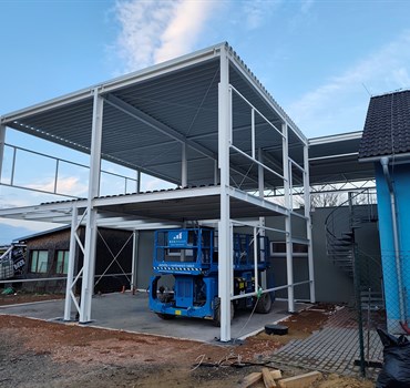 Administrativní přístavba Bystřice p. Hostýnem