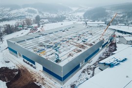 V Březnici rostou moderní haly pro ZAKO Turčín